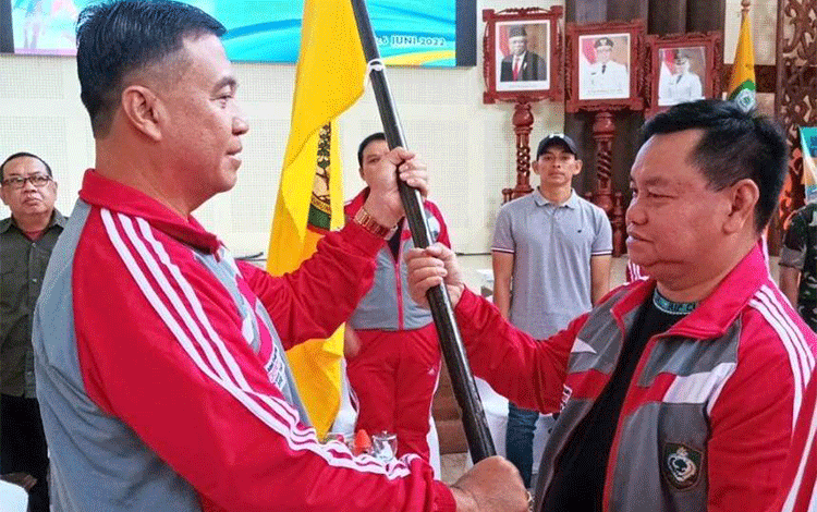 Berangkatkan 139 Atlet, Halikin Targetkan Juara Umum Popprov Kalteng 2022