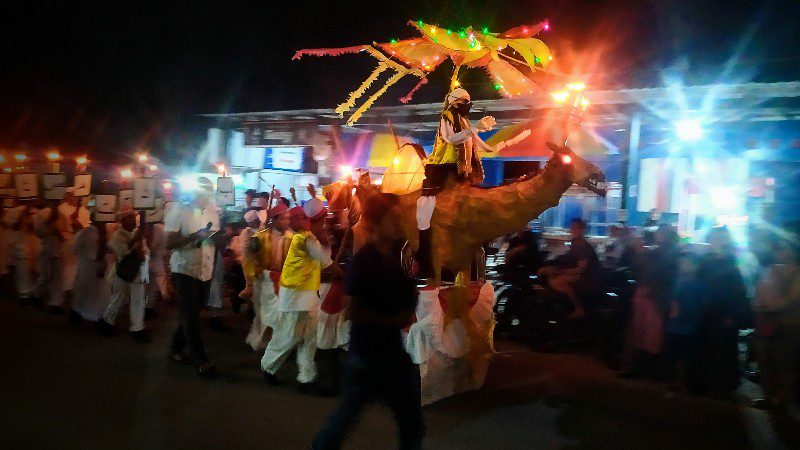 Pawai Obor di Sampit Jadi Daya Tarik saat Malam Takbiran
