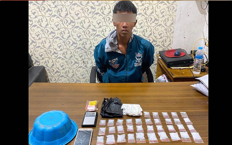 Bandar Sabu Desa Telaga Baru Diringkus, Barbuknya 85,44 Gram