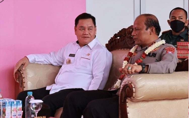 Halikin Siap Bantu Dana soal Rencana Kapolda Kalteng Bangun SMA Unggulan