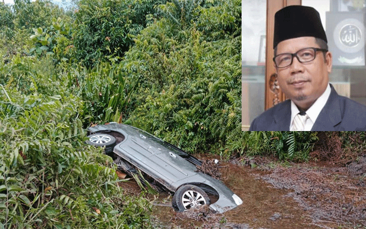 Mantan Kakanwil Kemenag Kalteng Masrawan Bersama 5 Keluarganya Meninggal Kecelakaan