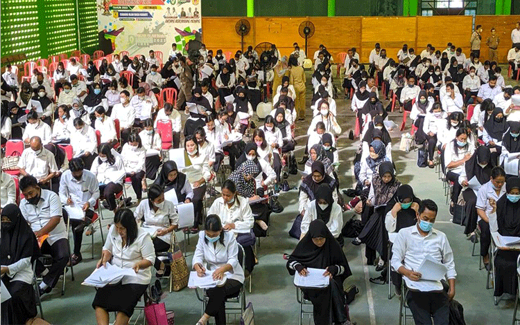 988 Bekas Tekon Kotim Ikuti Seleksi Tertulis