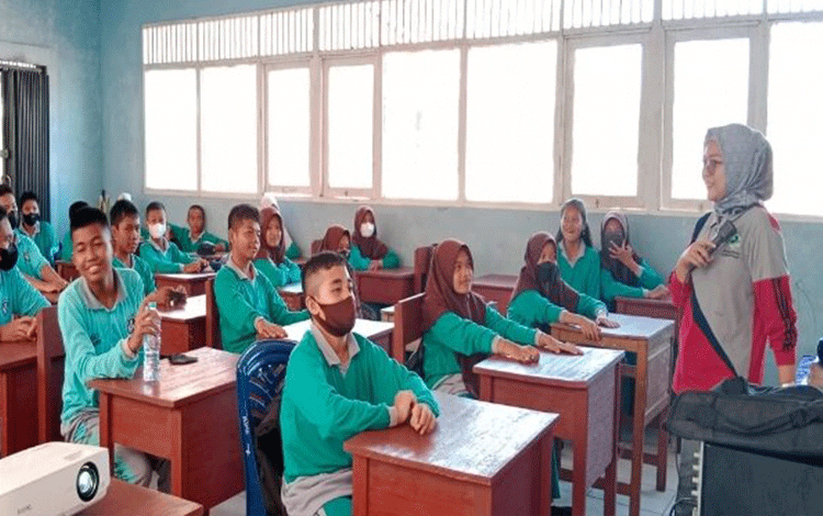 Ini Cara SMPN 1 Parenggean Peringati Hari Tanpa Tembakau Sedunia