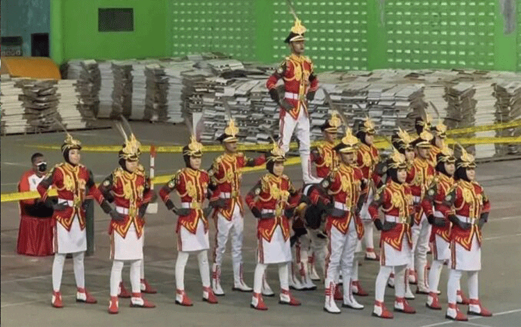 SMAN 1 Sampit Juara Umum Lomba Keterampilan Baris Berbaris