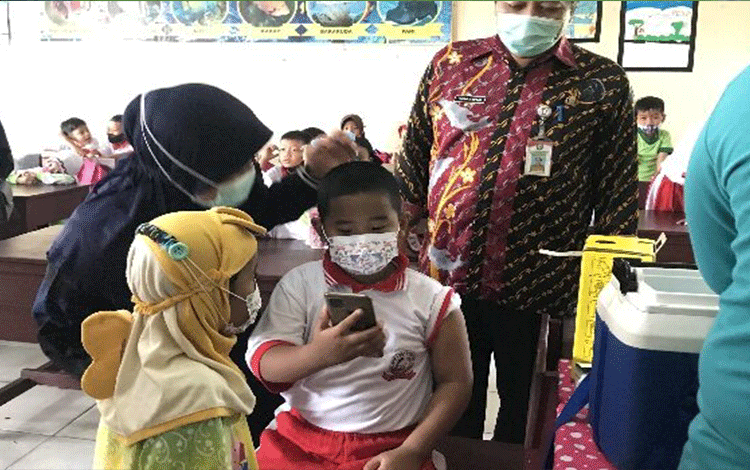 Dinkes Kotim Targetkan 44 Ribu Vaksinasi Siswa SD