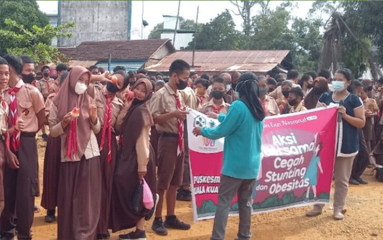 SMPN 1 Mentaya Hulu Rayakan Hari Gizi Nasional dengan Cara ini