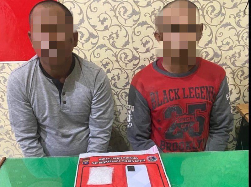 Dua Kurir Sabu Asal Katingan Diringkus di Sampit