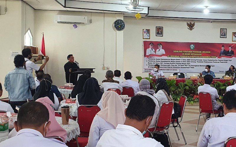Pemkab Kotim Gelar Sosialisasi Perundang-undangan Kepegawaian