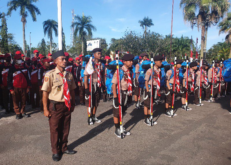 80 Anggota Pramuka Kotim Mengikuti Jambore Nasional XI