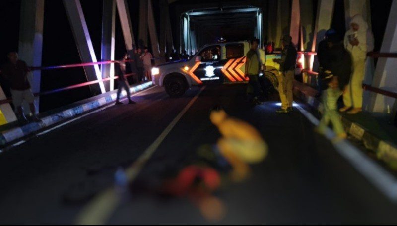 Perempuan 28 Tahun Tewas di Jembatan Bajarum Kota Besi, Diduga Gara-Gara ini