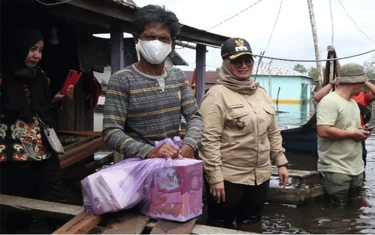 Dinsos Kotim Bantu Ratusan KK Terdampak Musibah dalam 7 Bulan Terakhir