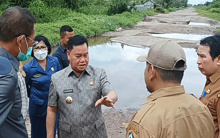 DPRD Dukung Pembuatan Parit Jalan Lingkar Selatan Sampit