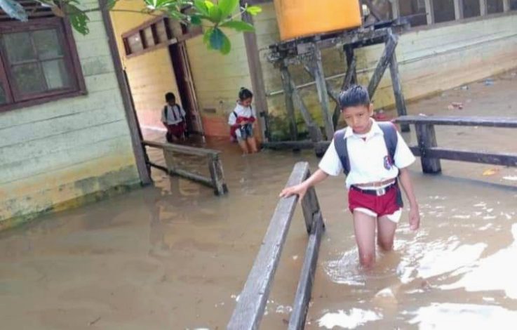 Disdik Kotim Liburkan Sekolah di Wilayah Banjir