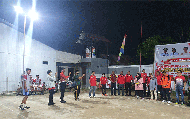 20 Tim Ramaikan Turnamen Bola Voli Open Putra, Ini Pesan Wabup Kotim