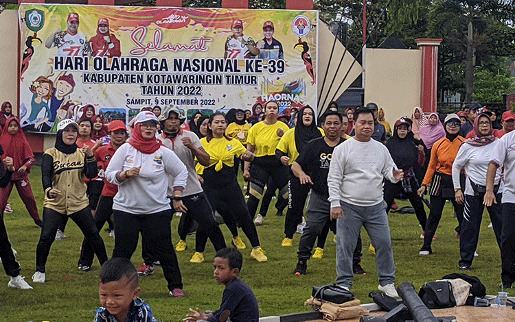 Halikin Minta Dispora Gelar Senam Bersama Rutin Tiap Bulan