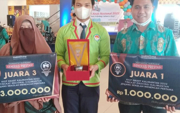 Guru SMPN 1 Kota Besi Berhasil Bimbing Siswa Dalam Olimpiade Sains Nasional