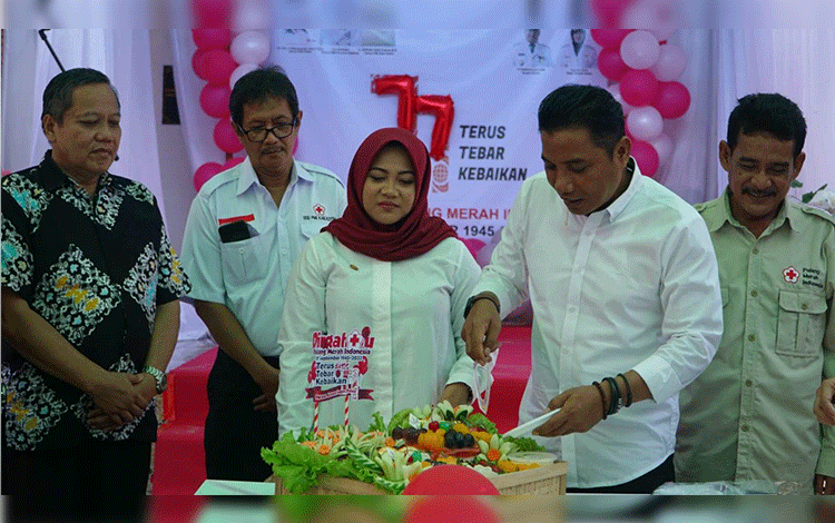Rayakan HUT PMI ke-77, Supian Hadi Berpesan Ini