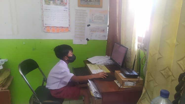 Bermodalkan 3 Unit Komputer, SDN 1 Sawahan Laksanakan Simulasi ANBK