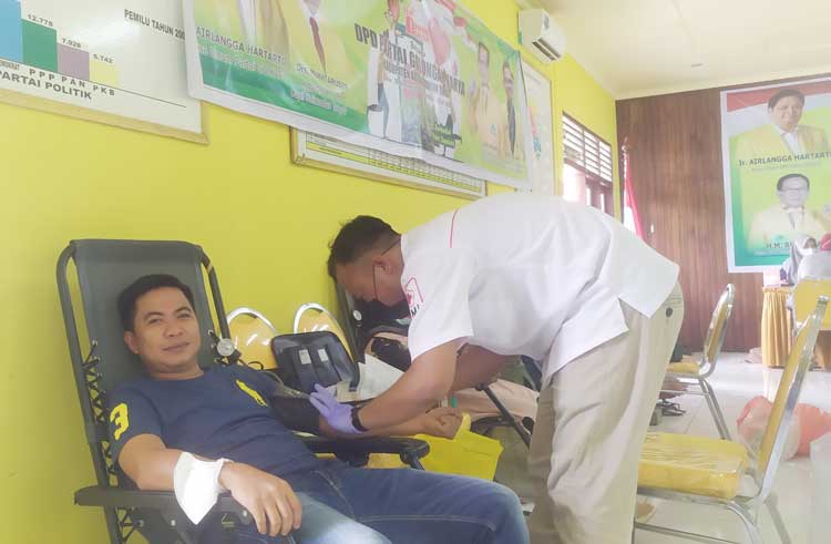Riskon Ajak Masyarakat Kotim Donor Darah sebagai Aksi Sosial Kemanusiaan