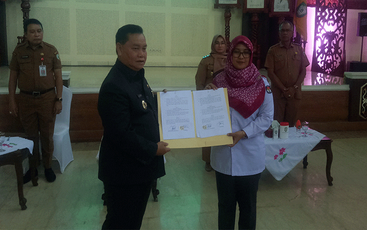 Pemkab Kotim MoU Dana Hibah untuk KPU