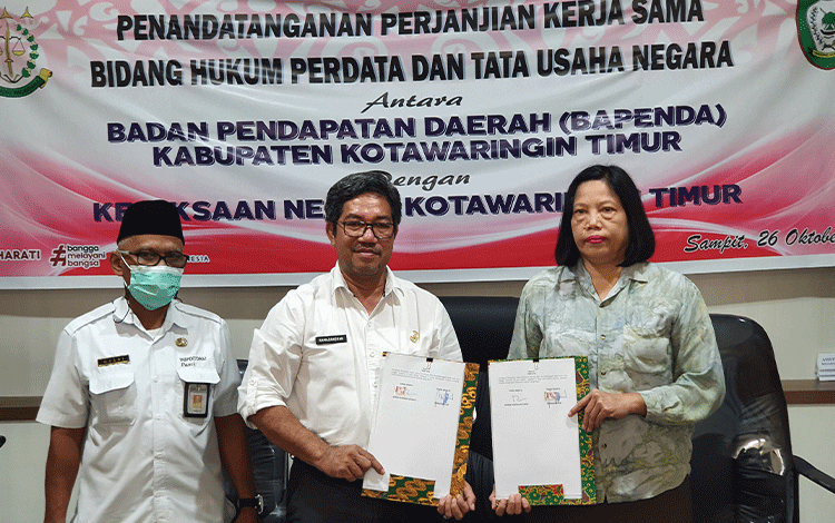 Bapenda Kotim Gandeng Kejaksaan untuk Tarik Pajak Optimalisasi PAD