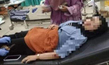 Korban penjambretan di Jalan Caman Sampit Kotawaringin Timur Jumat 7 Oktober 2022