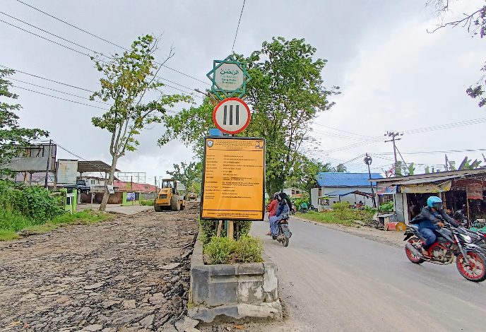Jalan HM Arsyad Sampit Direkonstruksi dengan Dana Rp10 Miliar Lebih
