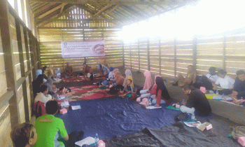 Rumah jamur atau kumbung di Baamang Selasa 18 Oktober 2022.