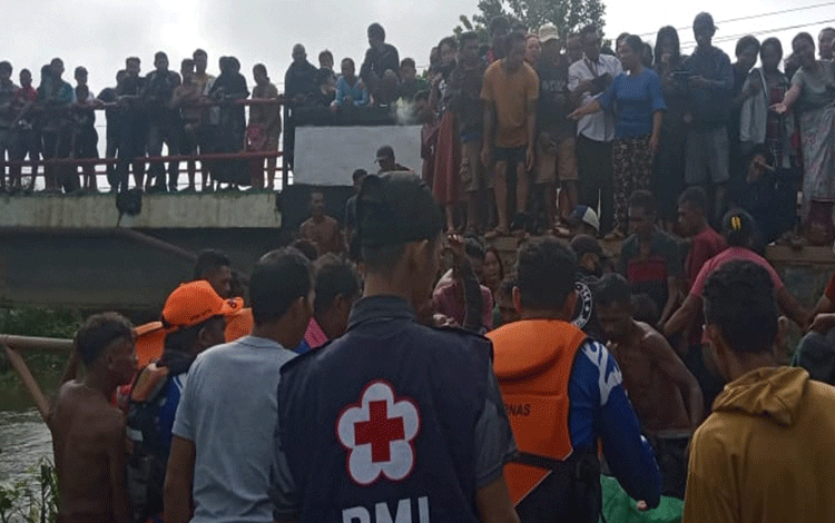 Jasad Bocah SD Tenggelam di Sungai Dusun Bantilan Ditemukan di Semak Bawah Jembatan
