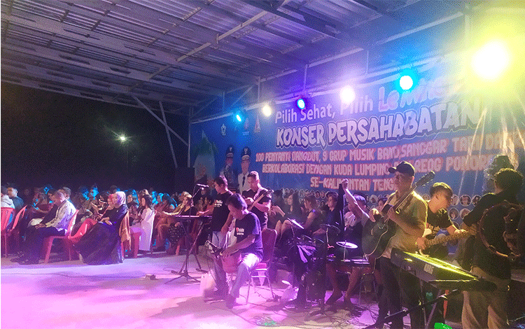 Semarak Konser Persahabatan 100 Penyanyi Dangdut se-Kalteng Digelar 14 Hari