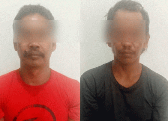 Dua orang merupakan bandar dan pemain judi dadu gurak yang diringkus jajaran Satreskrim Polres Kotim.