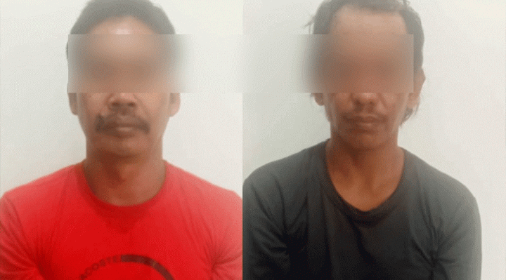 Dua orang merupakan bandar dan pemain judi dadu gurak yang diringkus jajaran Satreskrim Polres Kotim.