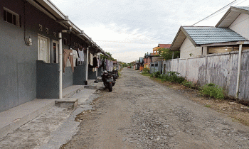 Jalan Wijaya 2 yang diusulkan semenisasi Senin 14 November 2022.