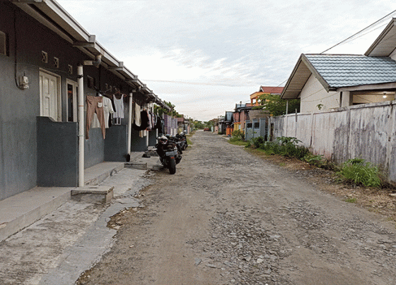 Jalan Wijaya 2 yang diusulkan semenisasi Senin 14 November 2022.