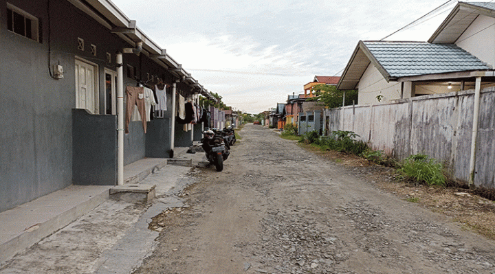 Jalan Wijaya 2 yang diusulkan semenisasi Senin 14 November 2022.