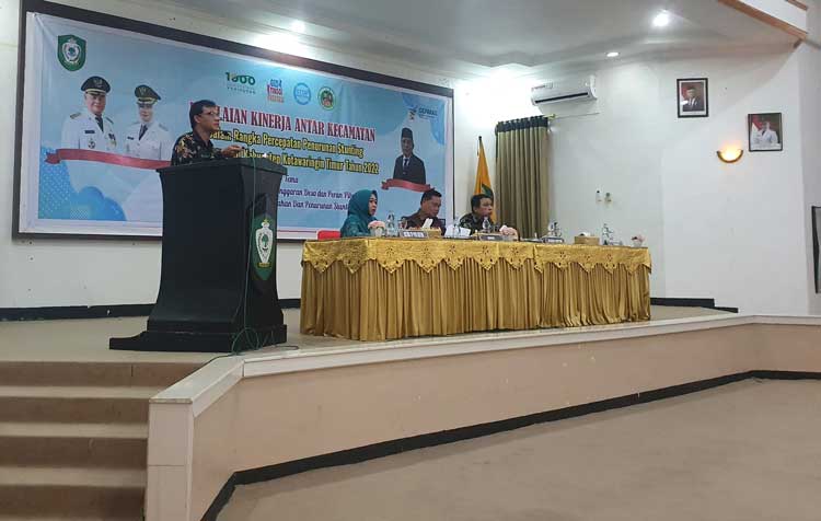 Pemkab Kotim Beri Penilaian Kinerja Kecamatan dalam Tekan Stunting