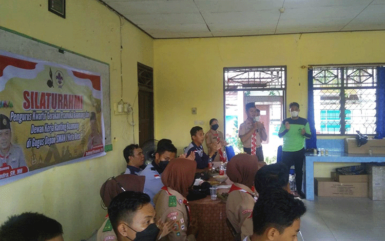 Begini Suasana Jalinan Silaturahmi antara Pengurus Kwarran dan DKR Baamang