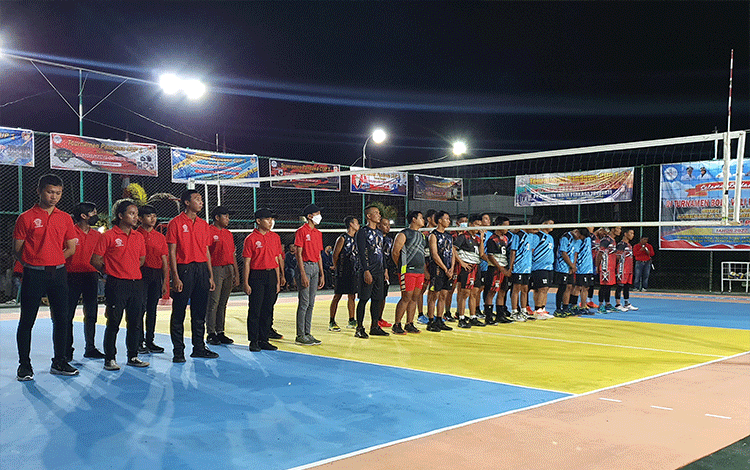 24 Peserta Ramaikan Turnamen Bola Voli Pandawa Cup 1