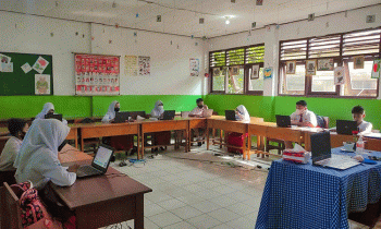 Pelaksanaan ANBK di SDN 8 MB Hulu Senin 31 Oktober 2022.