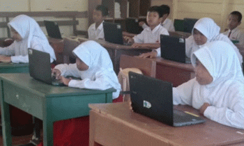 Pelaksanaan ANBK tingkat SD di Kotim 2022.