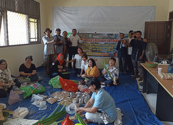 Pelatihan dan Sosialisasi bidang pertanian peternakan dan perikanan di Kelurahan Pasir Putih Rabu 23 November 2022