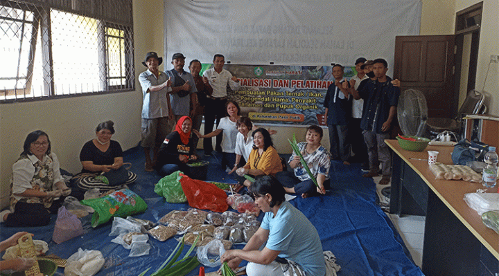 Pelatihan dan Sosialisasi bidang pertanian peternakan dan perikanan di Kelurahan Pasir Putih Rabu 23 November 2022