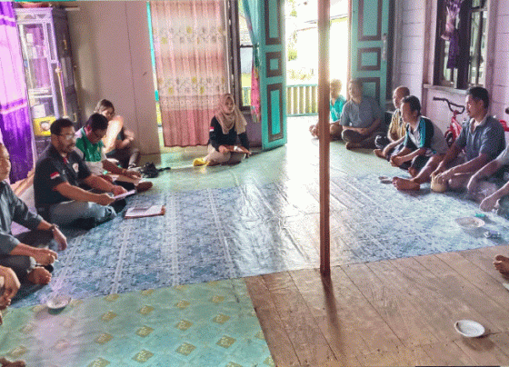 Pengumpulan Data Penyusunan Naskah Akademik dan Rancangan Perda Masyarakat Hukum Adat di Desa Tumbang Gagu Kecamatan Antang Kalang 2022.