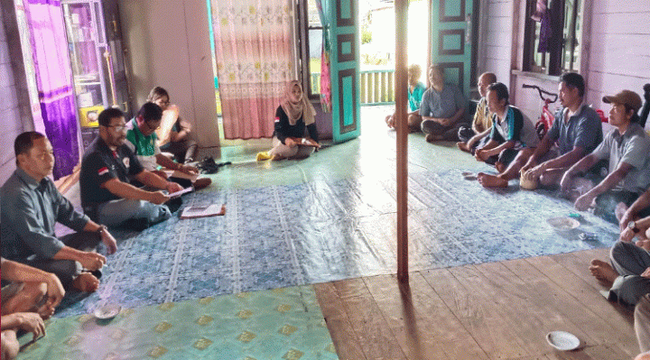 Pengumpulan Data Penyusunan Naskah Akademik dan Rancangan Perda Masyarakat Hukum Adat di Desa Tumbang Gagu Kecamatan Antang Kalang 2022.