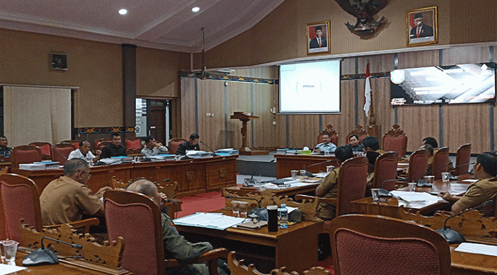 Rapat pembahasan RAPBD 2023 Komisi I DPRD Kotim Senin 14 November 2022.