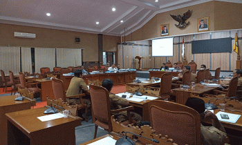 Rapat pembahasan RAPBD 2023 Komisi I DPRD dengan BKPSDM Kotim Selasa 15 November 2022.