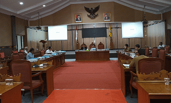 Rapat pembahasan RAPBD 2023 di DPRD Kotim Selasa 15 November 2022.