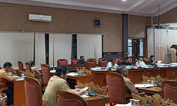 Rapat pembahasan RAPBD 2023 di DPRD Kotim Senin 14 November 2022.