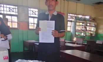 SDN 3 Baamang Hilir menerima chromebook dan perangkat pendukung ANBK lainnya