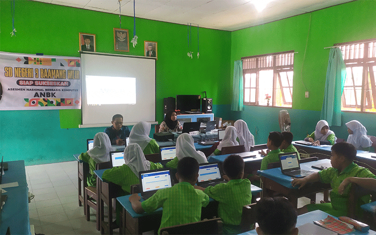 3 Sekolah ANBK di SDN 2 Baamang Tengah